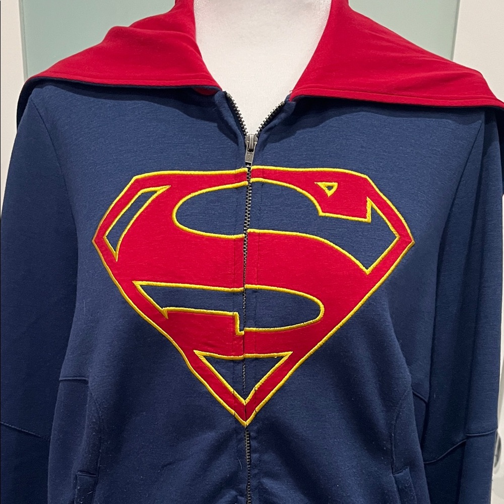 Hot Topic Supergirl Zip Jacket Size Large - Picture 5 of 11